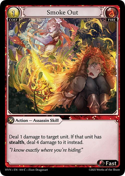 Grand Archive Abyssal Heaven Smoke Out 104 Common