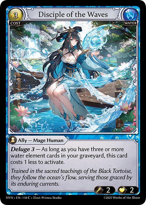 Grand Archive Abyssal Heaven Disciple of the Waves 118 Common