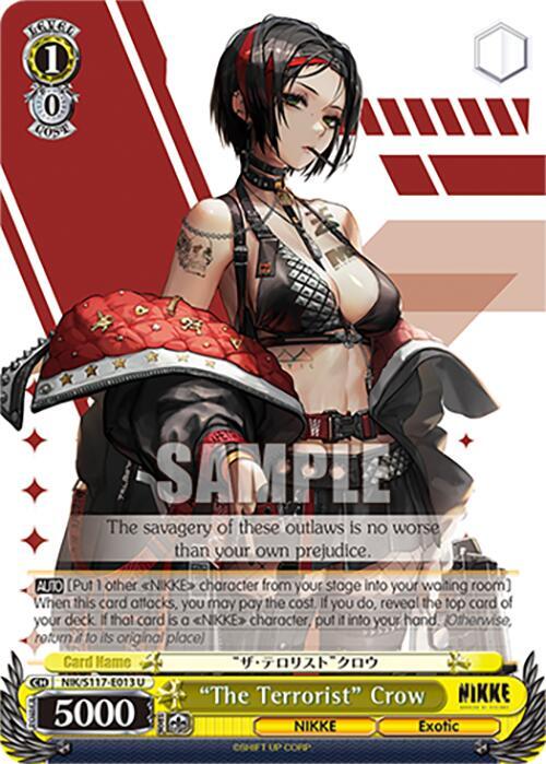 Weiss Schwarz GODDESS OF VICTORY: NIKKE "The Terrorist" Crow NIK/S117-E013 Uncommon