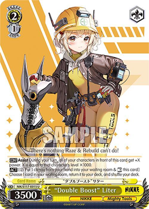 Weiss Schwarz GODDESS OF VICTORY: NIKKE "Double Boost" Liter NIK/S117-E015 Uncommon