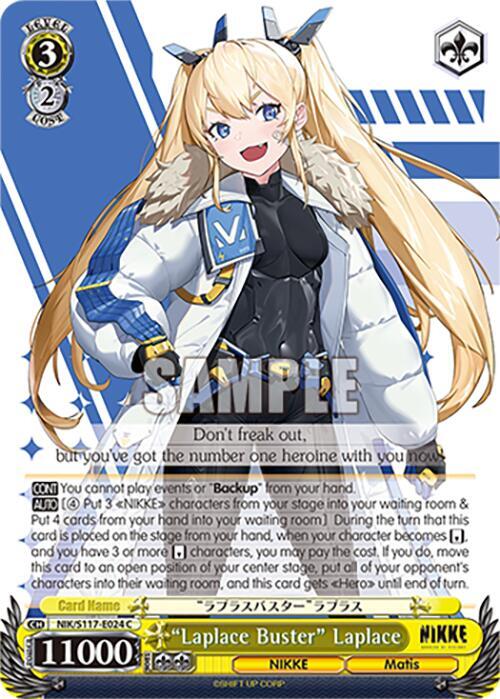 Weiss Schwarz GODDESS OF VICTORY: NIKKE "Laplace Buster" Laplace NIK/S117-E024 C Common Near Mint