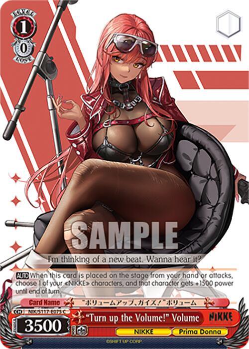 Weiss Schwarz GODDESS OF VICTORY: NIKKE "Turn up the Volume!" Volume NIK/S117-E075 Common