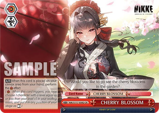 Weiss Schwarz GODDESS OF VICTORY: NIKKE CHERRY BLOSSOM NIK/S117-E082 Climax Rare