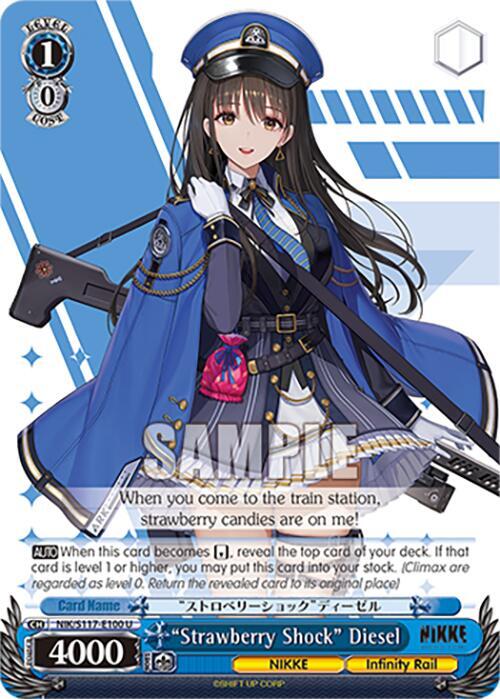 Weiss Schwarz GODDESS OF VICTORY: NIKKE "Strawberry Shock" Diesel NIK/S117-E100 Uncommon