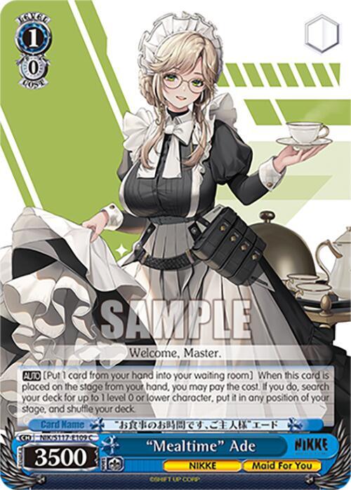 Weiss Schwarz GODDESS OF VICTORY: NIKKE "Mealtime" Ade NIK/S117-E109 Common