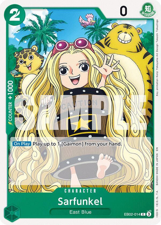 One Piece Card Game Extra Booster: Anime 25th Collection Sarfunkel EB02-014 Common