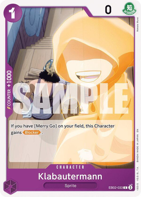 One Piece Card Game Extra Booster: Anime 25th Collection Klabautermann EB02-033 Common