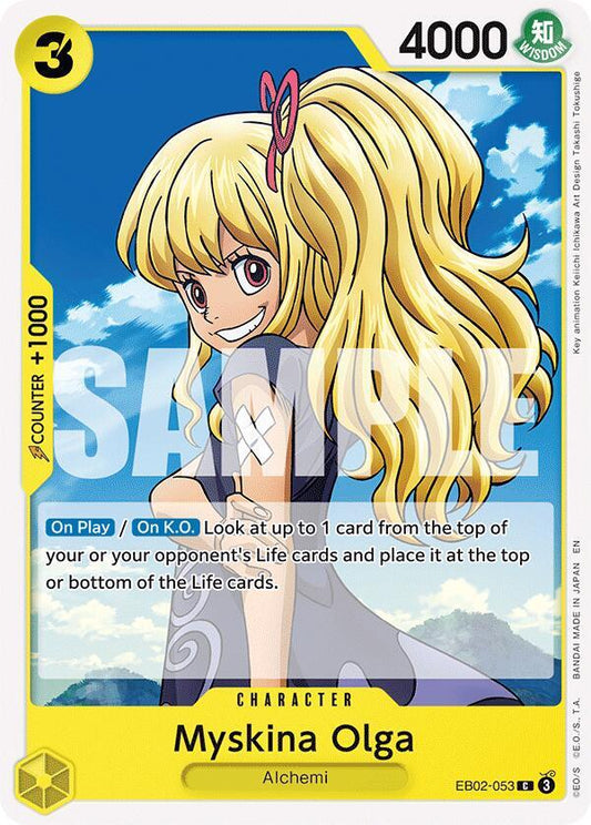 One Piece Card Game Extra Booster: Anime 25th Collection Myskina Olga EB02-053 Common