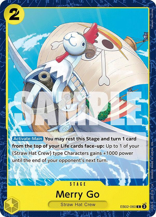 One Piece Card Game Extra Booster: Anime 25th Collection Merry Go (060) EB02-060 Common