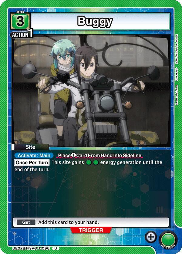Union Arena UE07BT: Sword Art Online Buggy UE07BT/SAO-1-096 Uncommon Near Mint