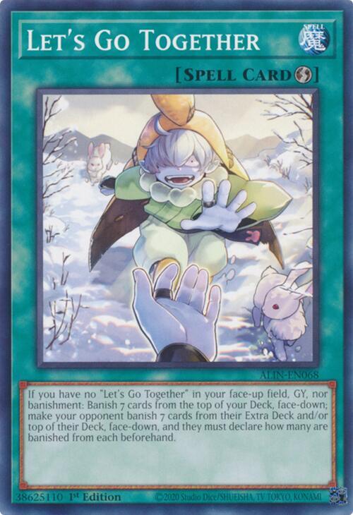 YuGiOh Alliance Insight Let's Go Together ALIN-EN068 Common 1st Edition