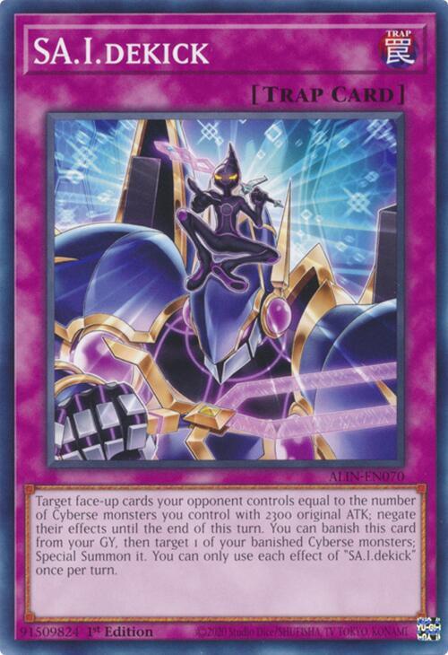 YuGiOh Alliance Insight SA.I.dekick ALIN-EN070 Common 1st Edition