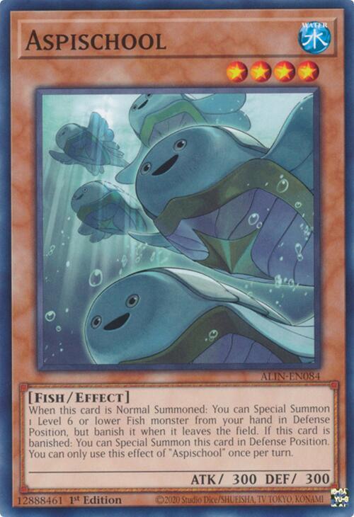YuGiOh Alliance Insight Aspischool ALIN-EN084 Common 1st Edition