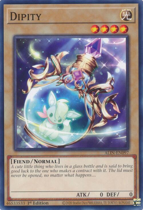YuGiOh Alliance Insight Dipity ALIN-EN097 Common 1st Edition
