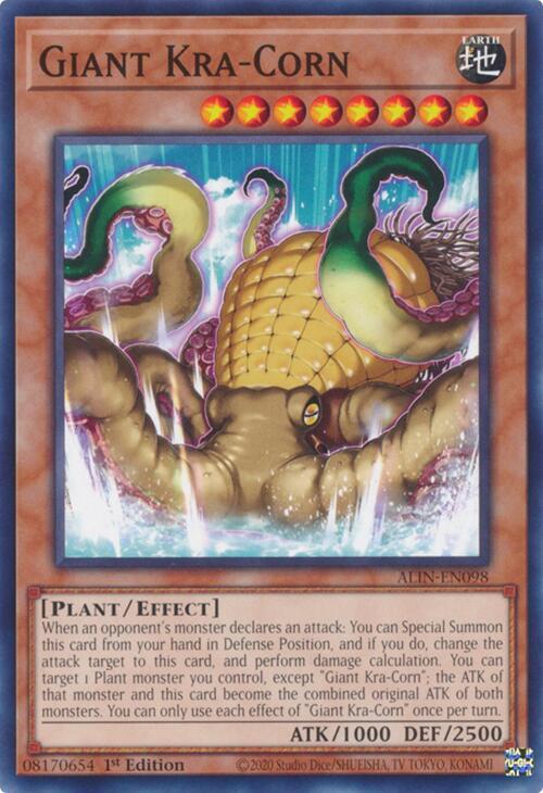 YuGiOh Alliance Insight Giant Kra-Corn ALIN-EN098 Common Near Mint 1st Edition