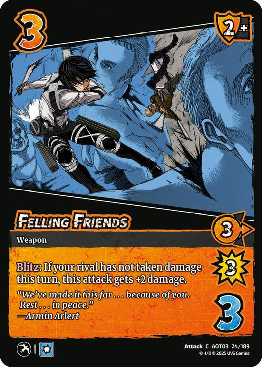 UniVersus Attack on Titan: Apocalypse Felling Friends 24/189 Common