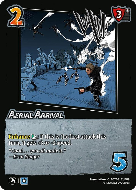 UniVersus Attack on Titan: Apocalypse Aerial Arrival 31/189 Common Near Mint