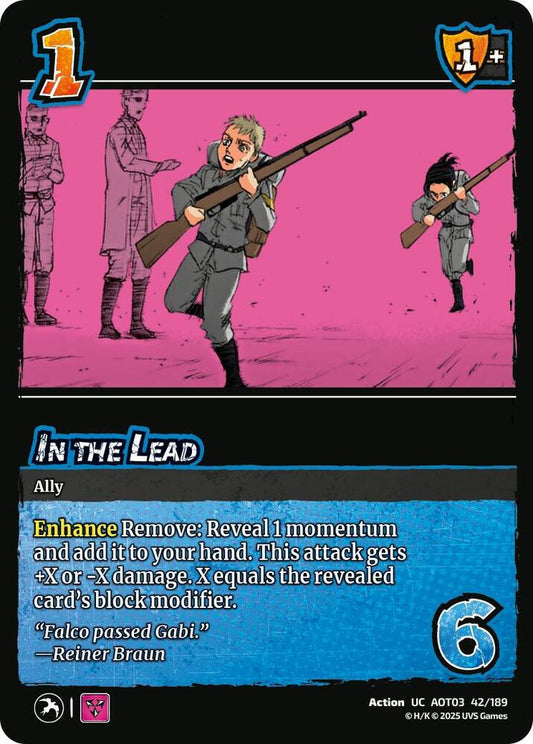 UniVersus Attack on Titan: Apocalypse In the Lead 42/189 Uncommon Near Mint