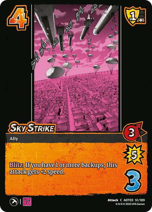 UniVersus Attack on Titan: Apocalypse Sky Strike 51/189 Common Near Mint