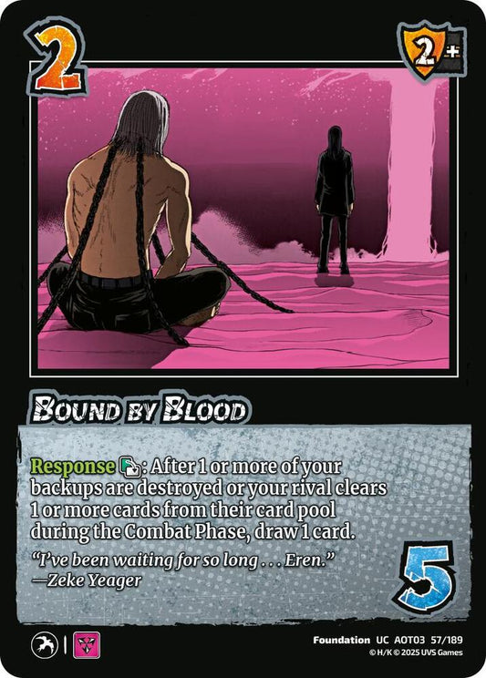 UniVersus Attack on Titan: Apocalypse Bound by Blood 57/189 Uncommon Near Mint