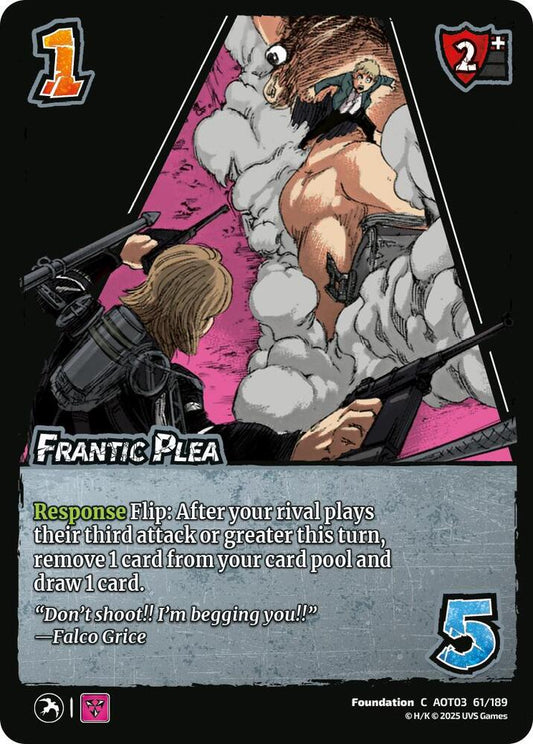 UniVersus Attack on Titan: Apocalypse Frantic Plea 61/189 Common