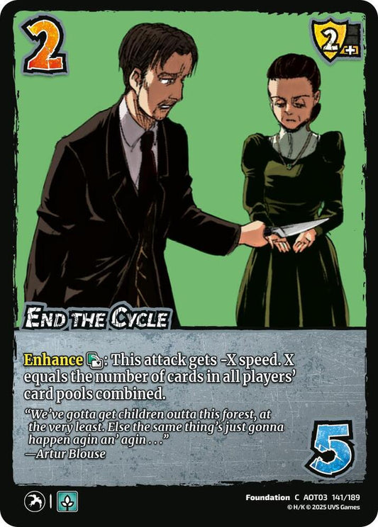UniVersus Attack on Titan: Apocalypse End the Cycle 141/189 Common