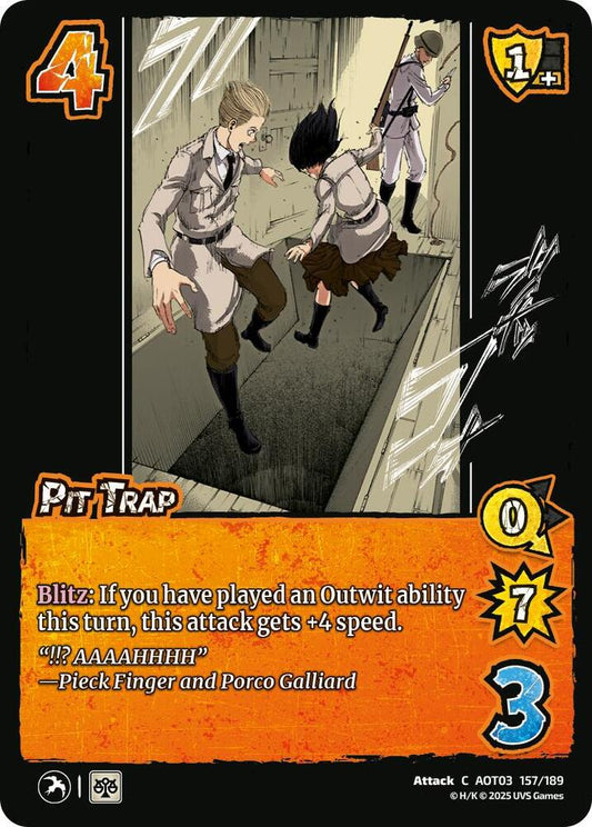 UniVersus Attack on Titan: Apocalypse Pit Trap 157/189 Common