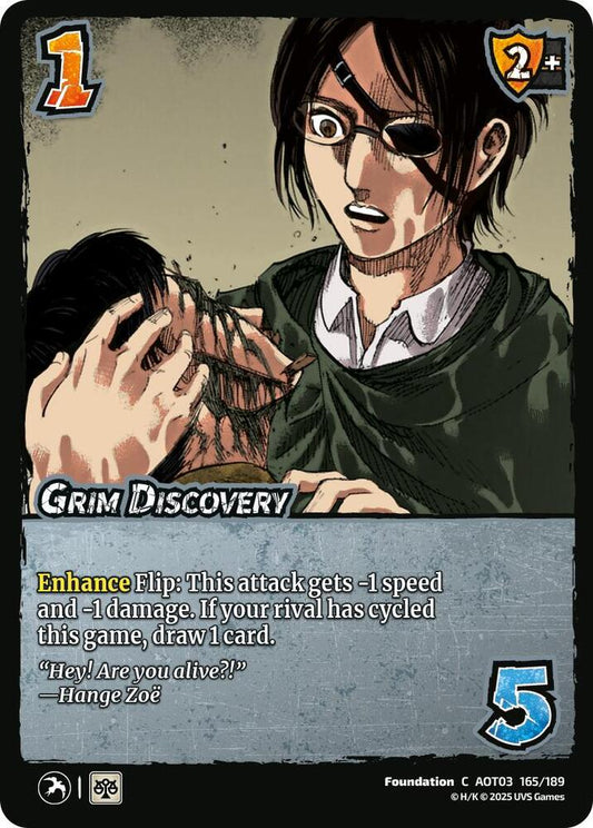 UniVersus Attack on Titan: Apocalypse Grim Discovery 165/189 Common