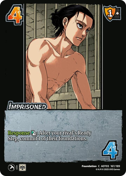 UniVersus Attack on Titan: Apocalypse Imprisoned 167/189 Common