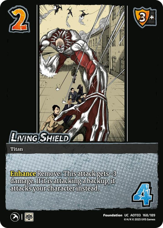 UniVersus Attack on Titan: Apocalypse Living Shield 168/189 Uncommon