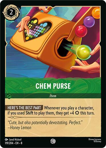 Lorcana TCG Reign of Jafar Chem Purse 119/204 Common