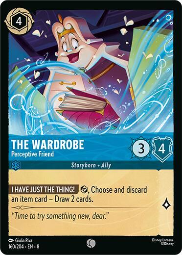 Lorcana TCG Reign of Jafar The Wardrobe - Perceptive Friend 160/204 Common