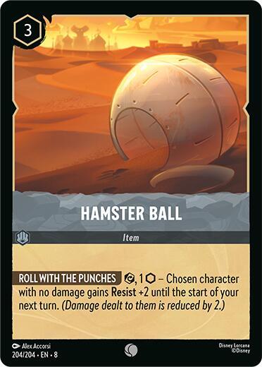 Lorcana TCG Reign of Jafar Hamster Ball 204/204 Common