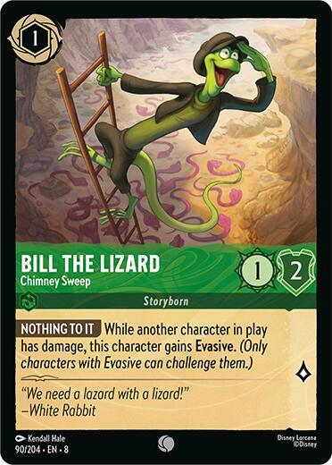 Lorcana TCG Reign of Jafar Bill the Lizard - Chimney Sweep 90/204 Common