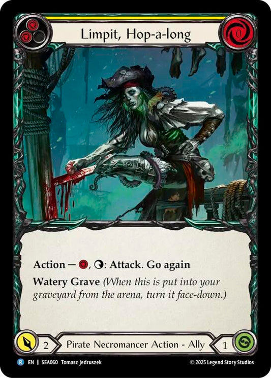Flesh & Blood TCG High Seas Limpit, Hop-a-long SEA060 Rare Near Mint