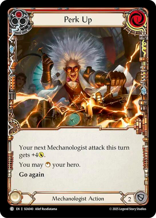 Flesh & Blood TCG High Seas Perk Up SEA040 Common Rainbow Foil