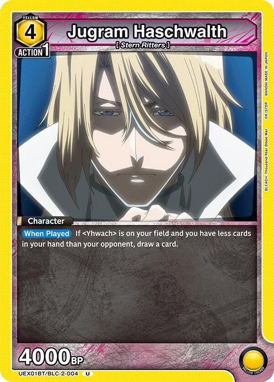 Union Arena UEX01BT: BLEACH: Thousand-Year Blood War Vol.2 Jugram Haschwalth UEX01BT/BLC-2-004 Uncommon