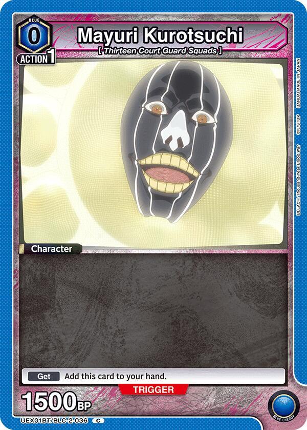 Union Arena UEX01BT: BLEACH: Thousand-Year Blood War Vol.2 Mayuri Kurotsuchi (036) UEX01BT/BLC-2-036 Common Near Mint