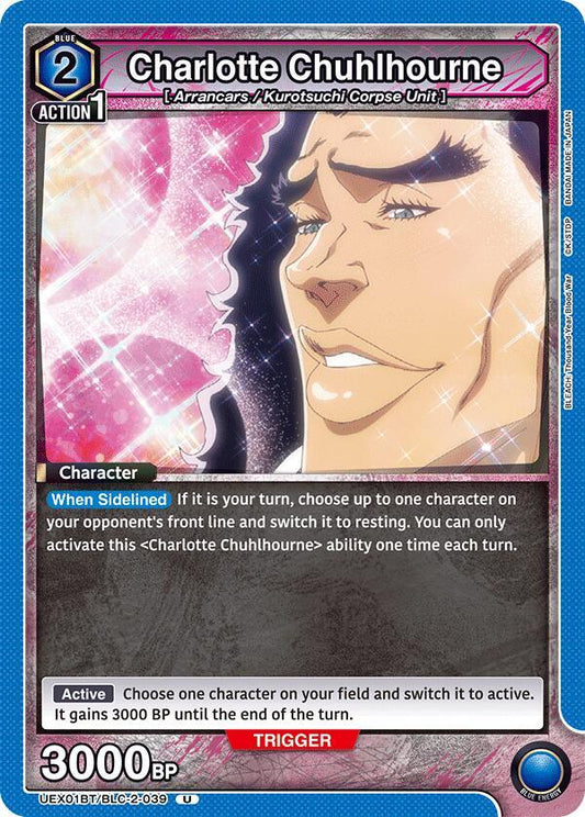 Union Arena UEX01BT: BLEACH: Thousand-Year Blood War Vol.2 Charlotte Chuhlhourne UEX01BT/BLC-2-039 Uncommon Near Mint