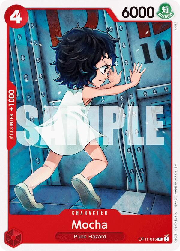 One Piece Card Game A Fist of Divine Speed Mocha OP11-015 C Near Mint