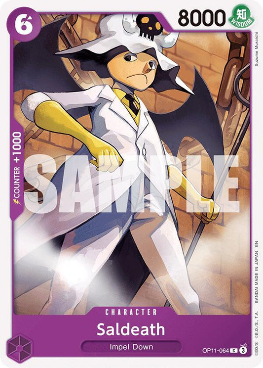 One Piece Card Game A Fist of Divine Speed Saldeath OP11-064 Common