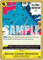 One Piece Card Game A Fist of Divine Speed Merman Combat Ultramarine OP11-116 Common
