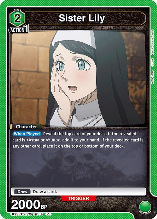 Union Arena UE08BT: Black Clover Sister Lily UE08BT/BCV-1-034 Common