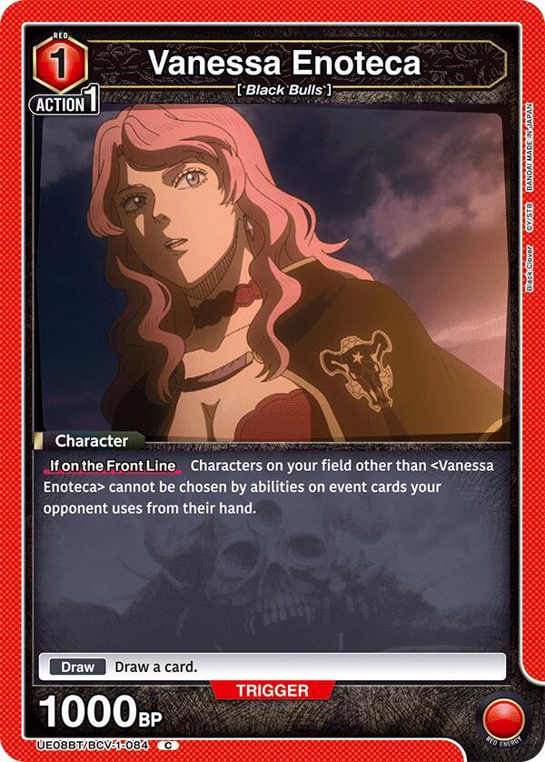 Union Arena UE08BT: Black Clover Vanessa Enoteca (084) UE08BT/BCV-1-084 Common