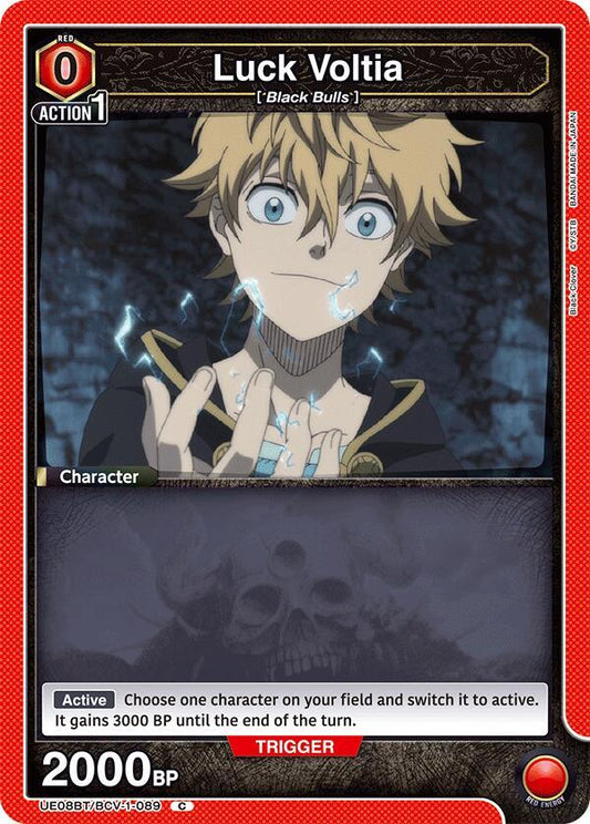 Union Arena UE08BT: Black Clover Luck Voltia (089) UE08BT/BCV-1-089 Common