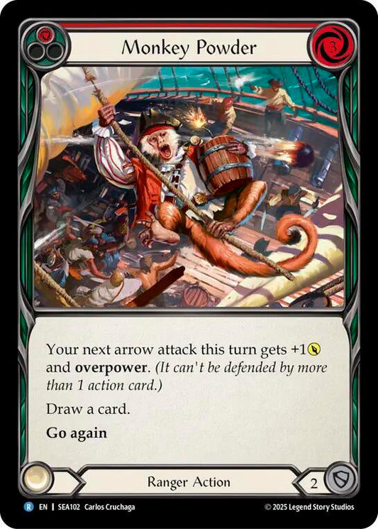 Flesh & Blood TCG High Seas Monkey Powder SEA102 Rare