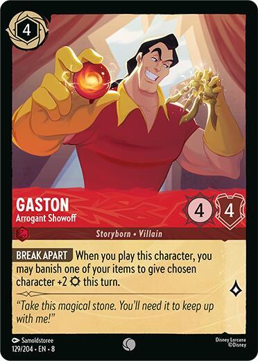 Lorcana TCG Reign of Jafar Gaston - Arrogant Showoff 129/204 Common