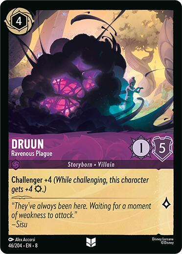 Lorcana TCG Reign of Jafar Druun - Ravenous Plague 46/204 Uncommon