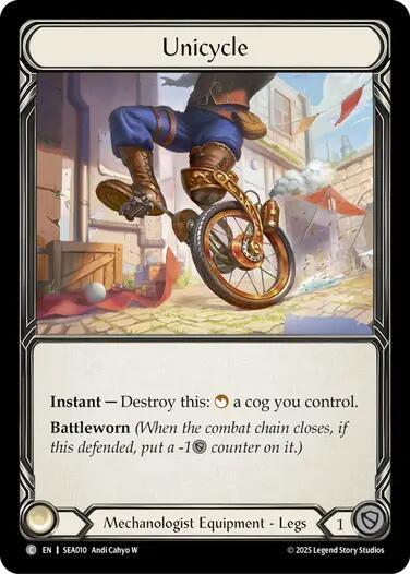 Flesh & Blood TCG High Seas Unicycle SEA010 Common