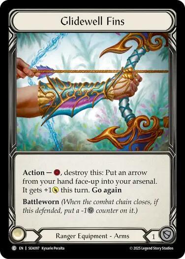 Flesh & Blood TCG High Seas Glidewell Fins SEA097 Common Near Mint